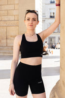 Short Marilyn gainant noir – vue en situation