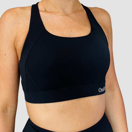 Brassière Camelia face noire