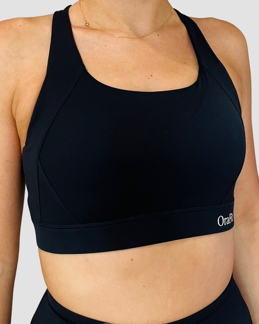 Camélia – brassière maintien fort dos croisé OraFit, vue de face