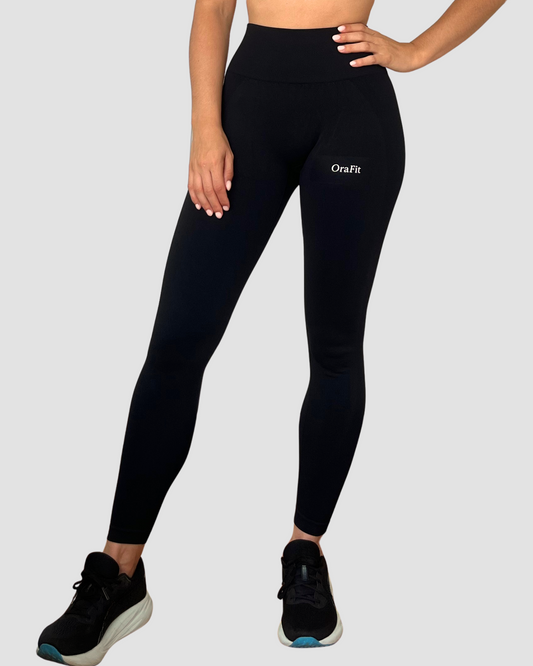 Carla - Legging ventre plat à scrunch