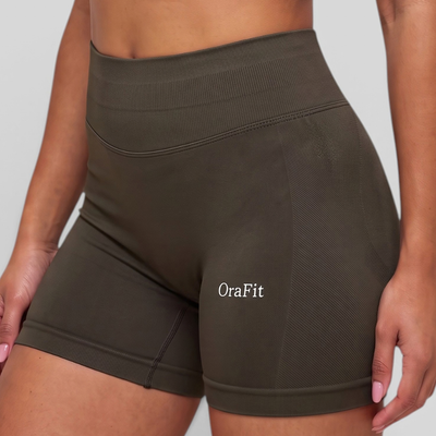 Isis - Short gainant à scrunch - Kaki