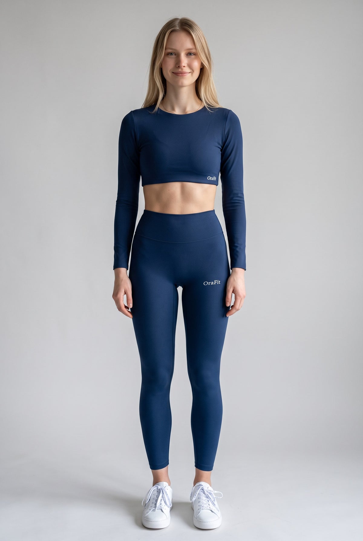 Katia - Legging seconde peau - Bleu foncé