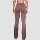 Selena – legging évasé avec poches OraFit, coloris marron détail poche