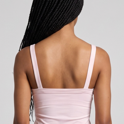 Serena – Débardeur décolleté carré - Rose poudré