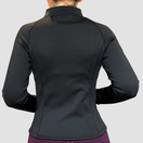 Sierra – veste chaude cintrée OraFit, coloris gris vue de dos