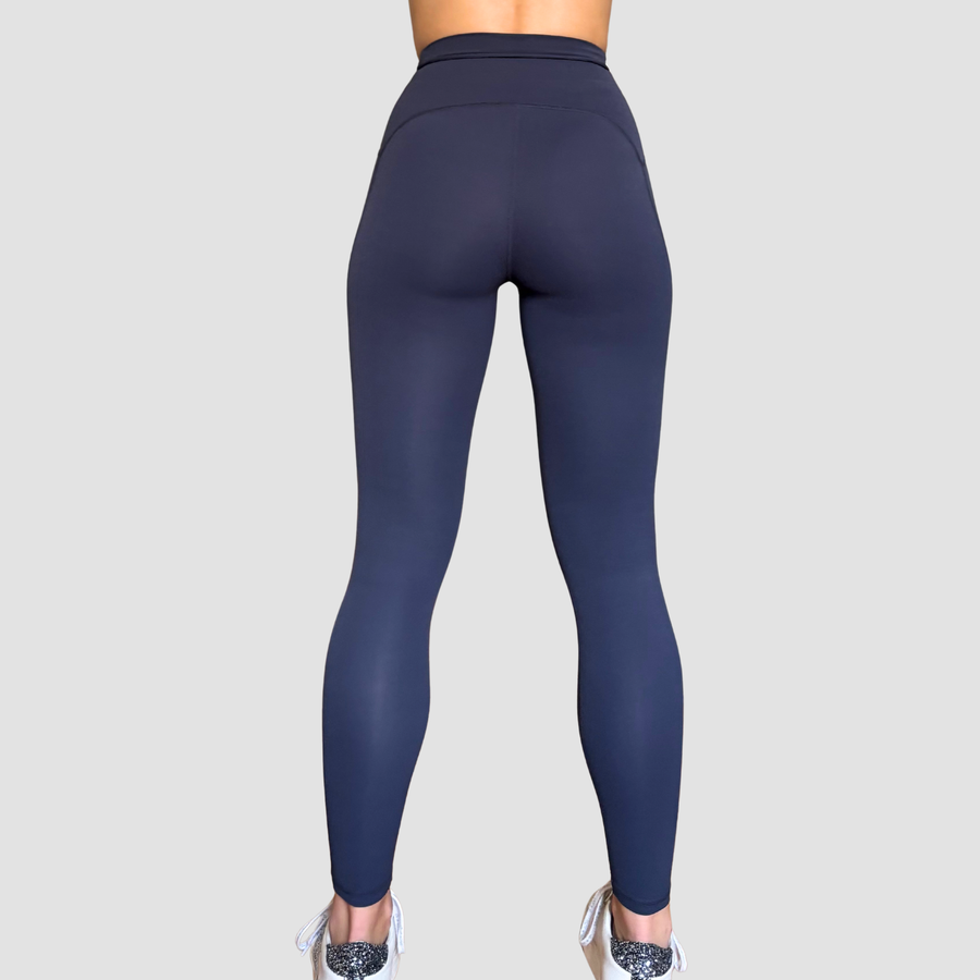 Berverly – legging ceinture 3D OraFit, coloris bleu marine détail ceinture