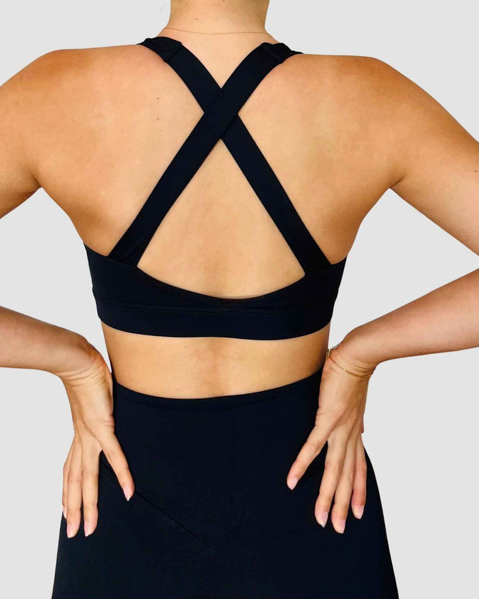 Camélia - Brassière maintien fort dos croisé