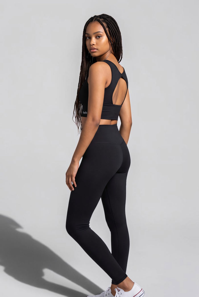 Pénéloppe - Brassière décolleté carré - Noir