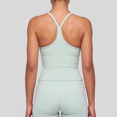 Jade – Short taille haute avec poches - Vert menthe