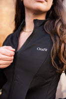 Focus Veste Sierra chaude cintrée noire – vue en situation