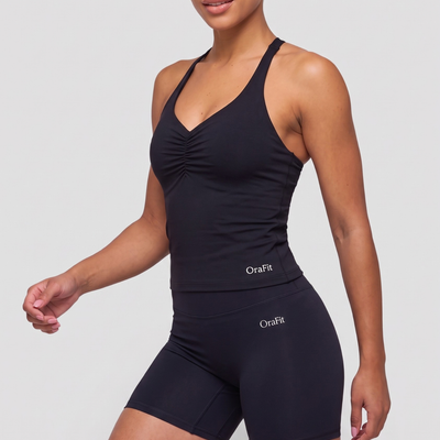 Cassie – Short gainant taille haute - Noir