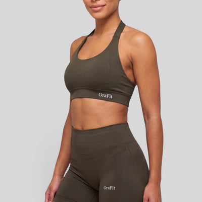 Isis - Brassière dos nu - Kaki