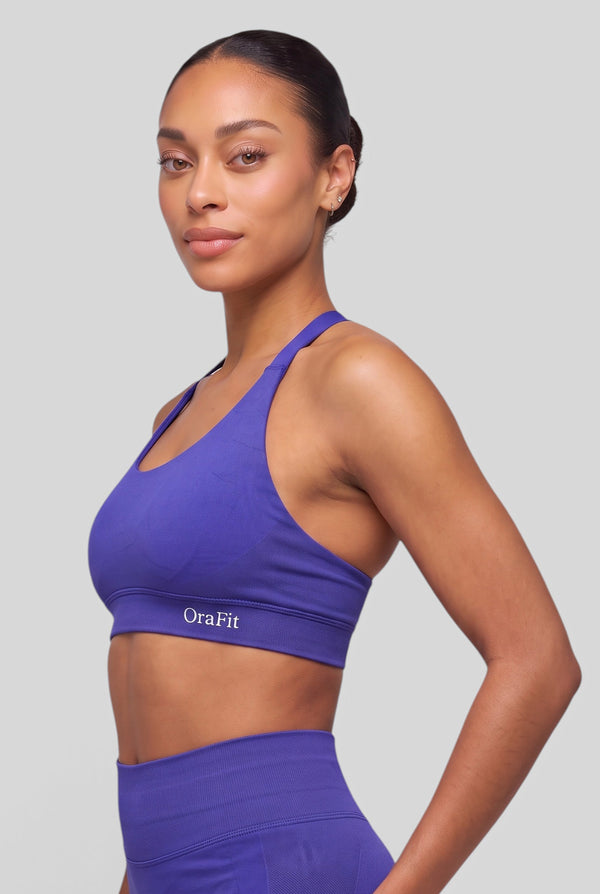 Isis - Brassière dos nu - Bleu
