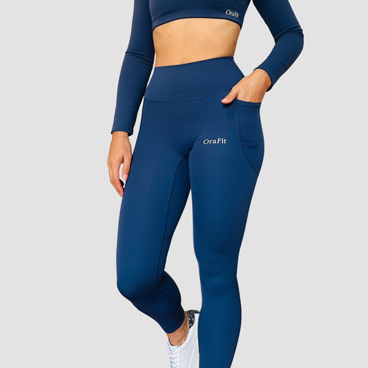 Legging Leila Bleu marine face