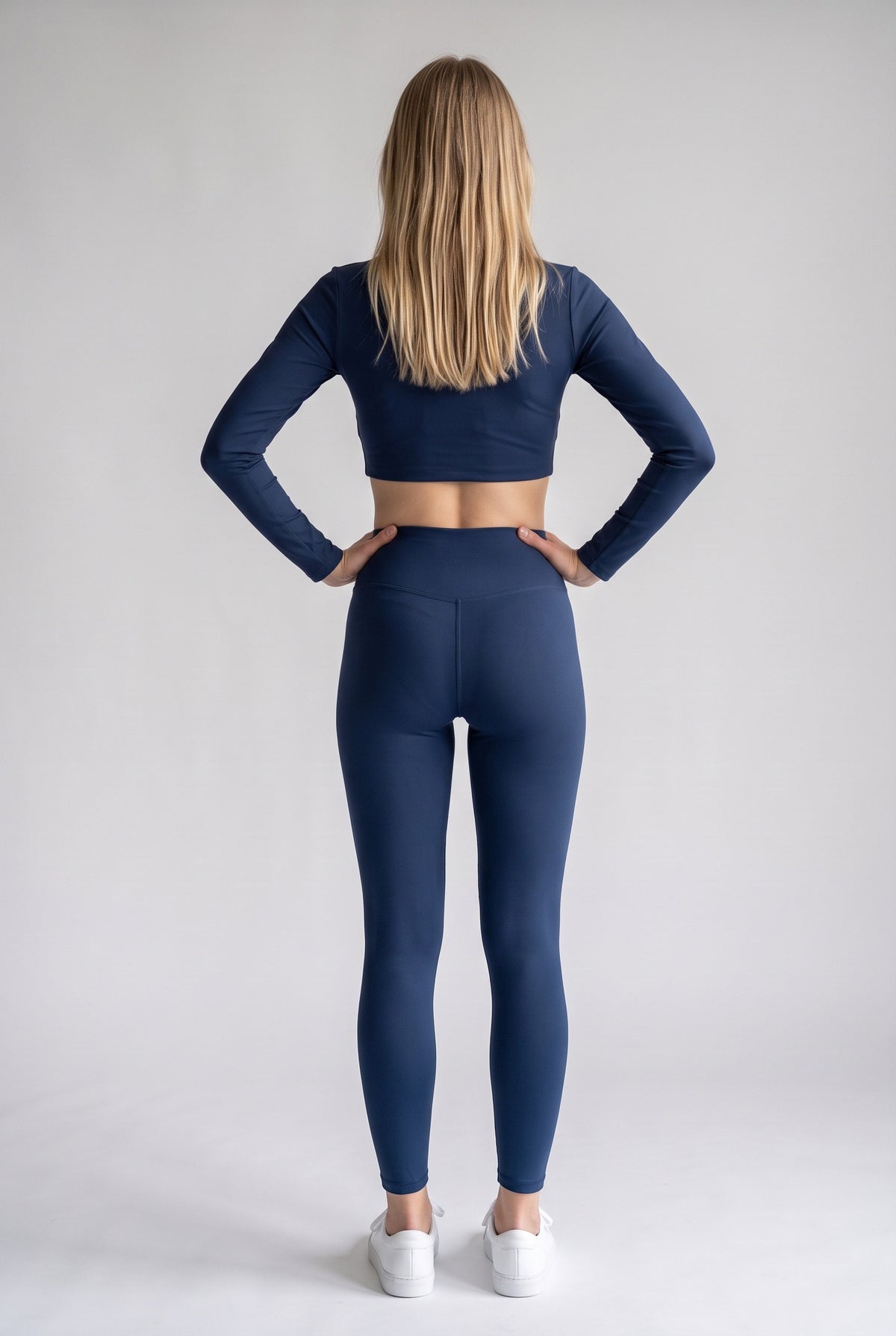 Katia - Legging seconde peau - Bleu foncé