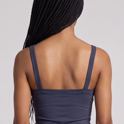 Serena – Débardeur décolleté carré - Marine