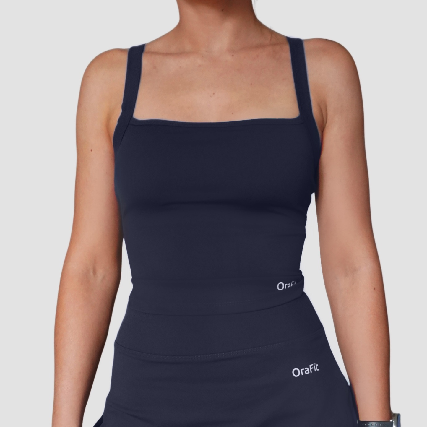 Serena – débardeur décolleté carré OraFit, vue de côté