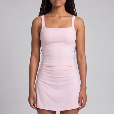 Serena – Jupe-short plissée avec poche - Rose poudré
