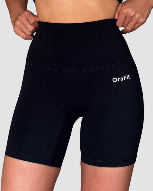 Cassie – short gainant taille haute OraFit, vue de côté