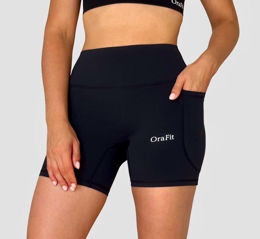 Short Lisa vue de face noir