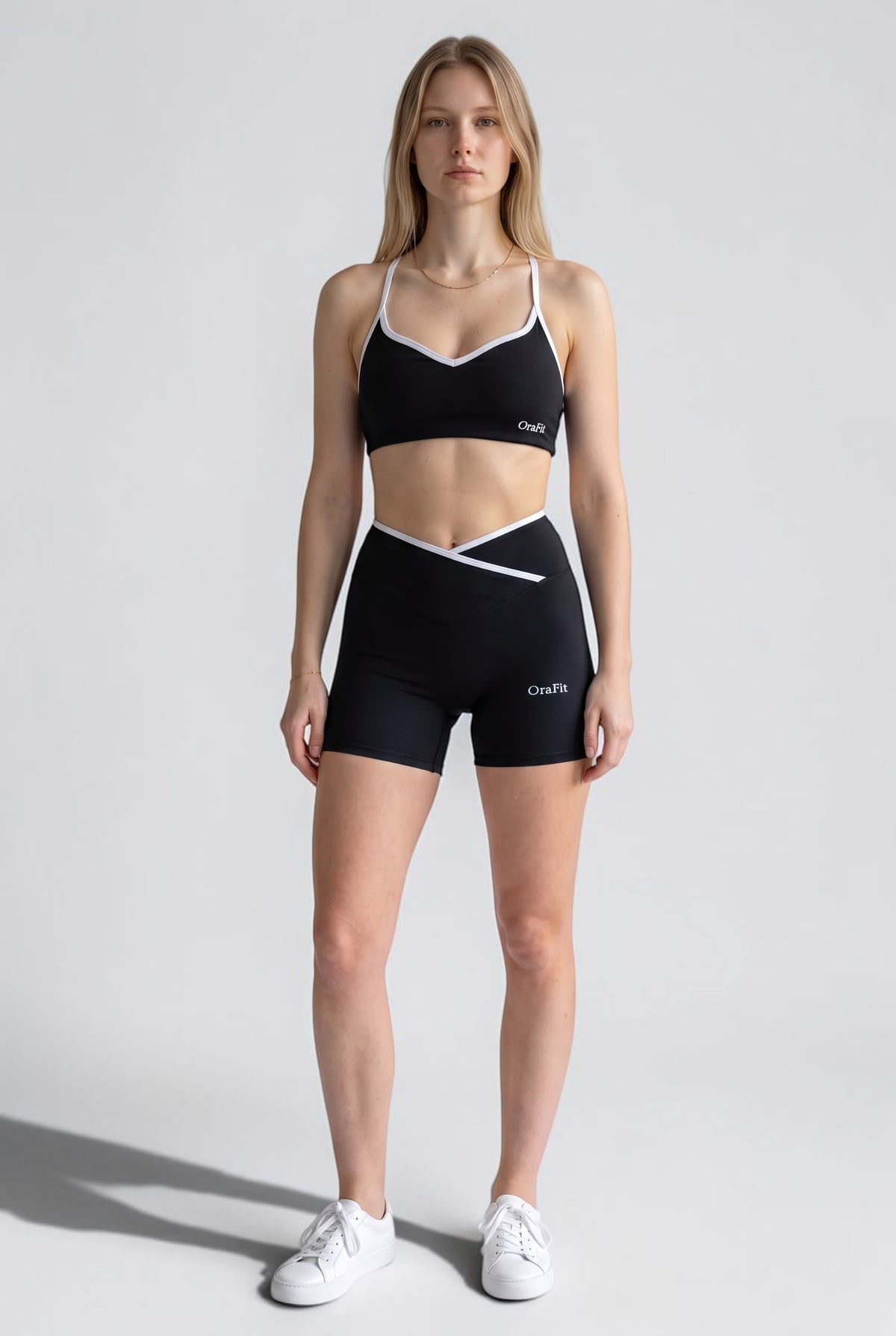 Stella - Short contrasté - Noir