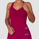 Héloïse – débardeur froncé brassière intégrée push-up OraFit, vue de côté